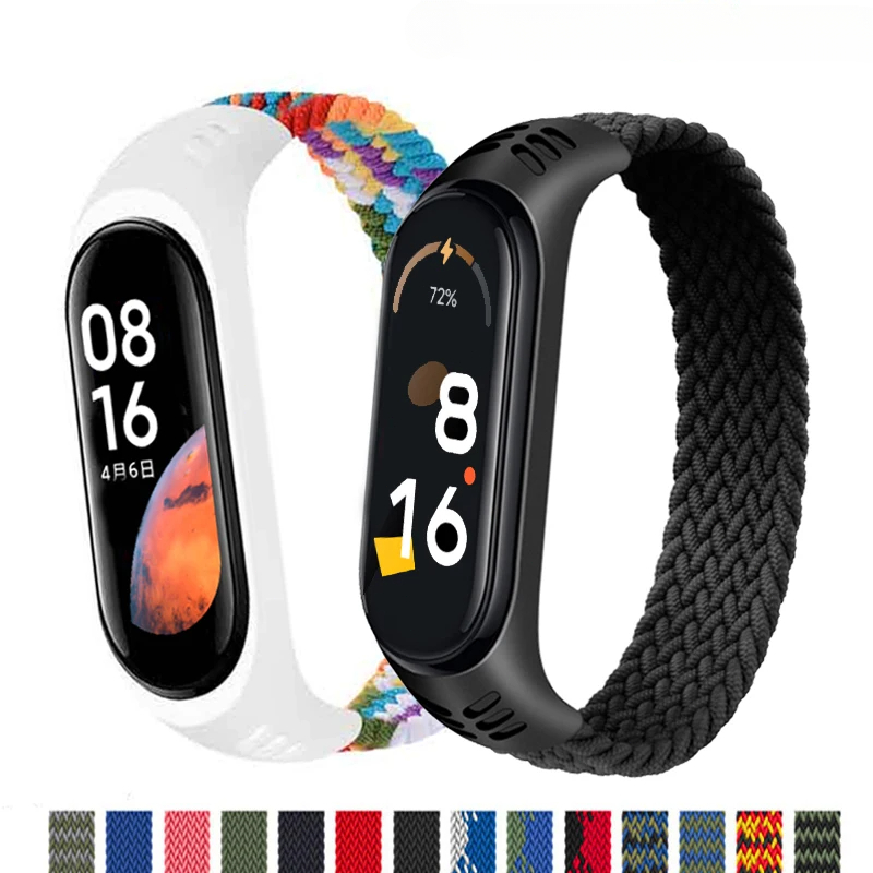 Solo Loop Strap - Xiaomi Mi Band 6 7 için