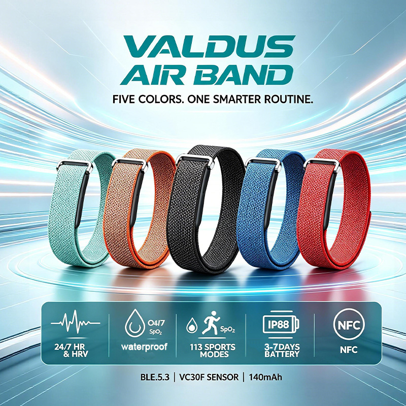 Android Smartwatch Accessories - VALDUS Air Band Akıllı Bileklik Erkek