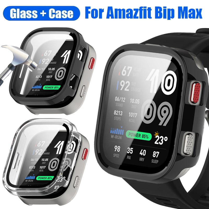 Amazfit Smartwatch Accessories - Temperli Cam + Kılıf Amazfit BIP
