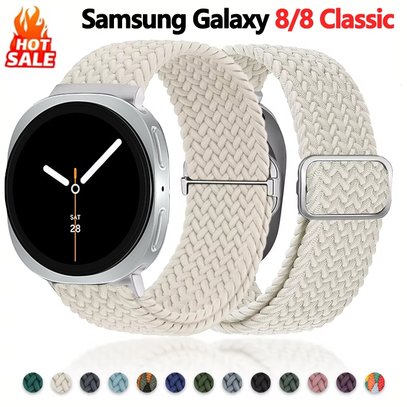 Solo Loop Strap - Samsung Galaxy Watch 8 için örgülü