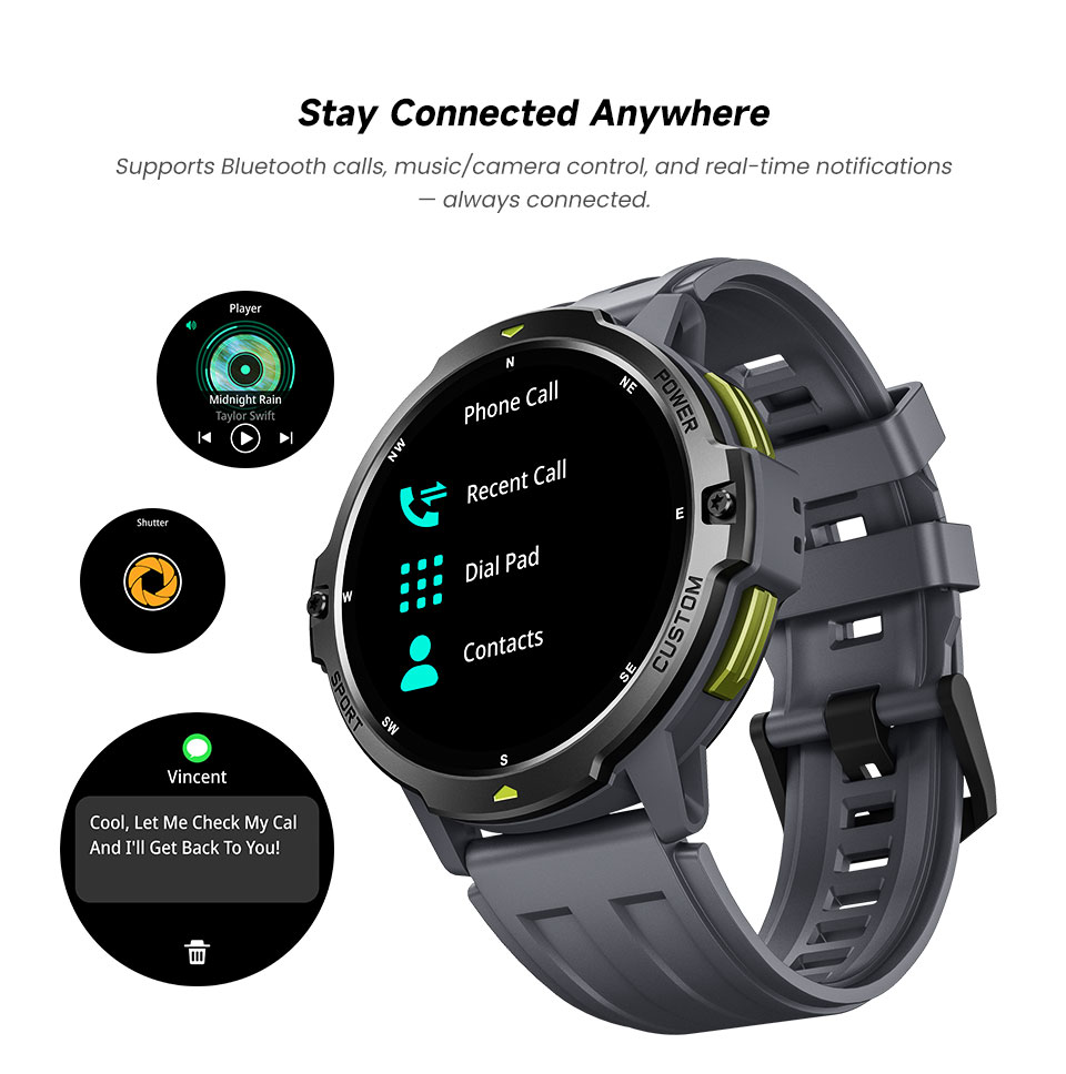 Smartwatch X - 2026 YENİ GPS Akıllı Saat 1.46''