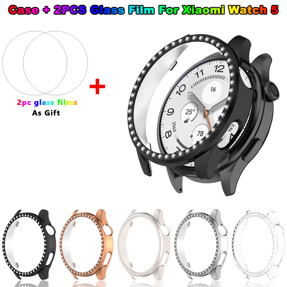 Android Smartwatch Accessories - Xiaomi Watch 5 için Bling PC
