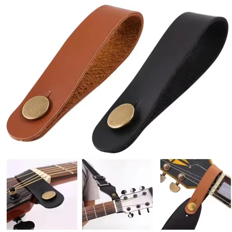 Leather Classic Strap - 1/2/3 adet Deri Gitar Askısı Tutucu