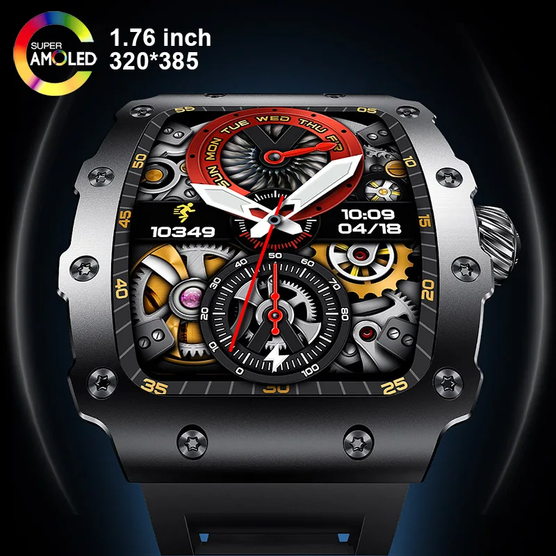Smartwatch Custom - Yeni Trend Akıllı Saat 1.76 inç