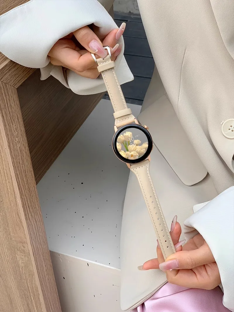 İnce Deri kayış Samsung Galaxy - Accessories For Galaxy Watch 5 incelemesi ve fiyatı