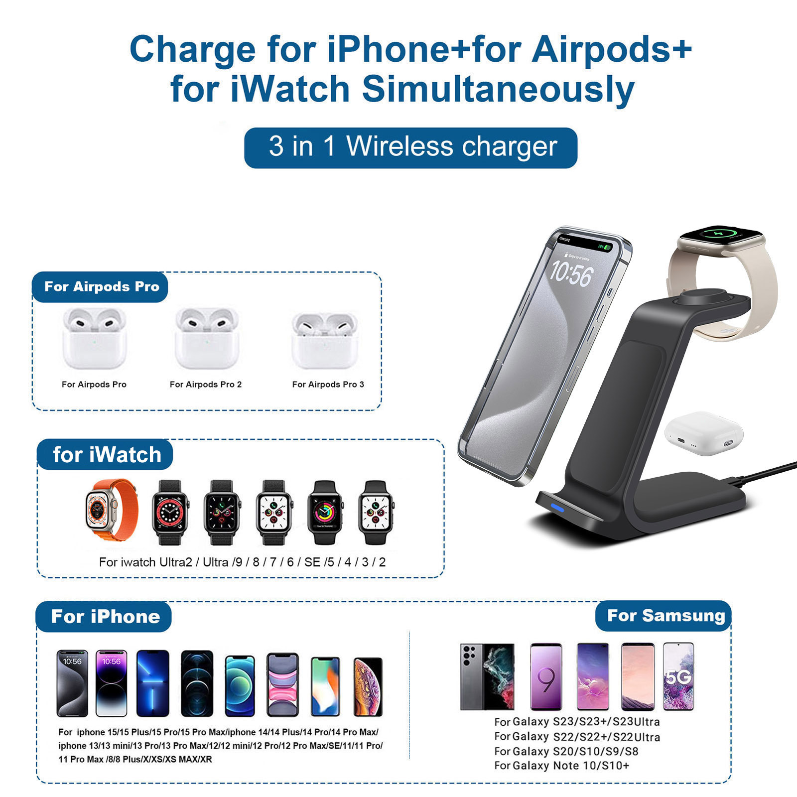 iPhone için 3'ü 1 Arada Şarj İ - Smartwatch X incelemesi ve fiyatı