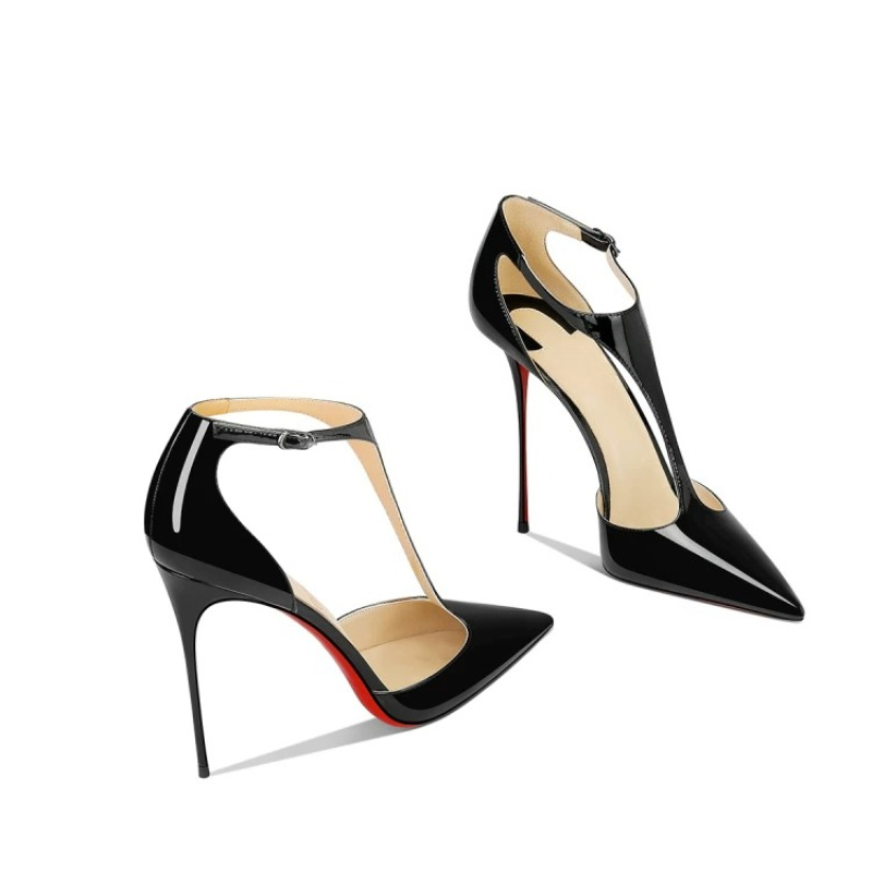 Siyah Rugan Sivri Stiletto Top - Leather Classic Strap incelemesi ve fiyatı