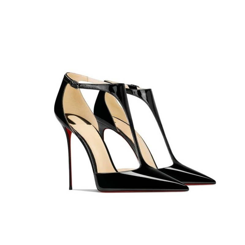 Siyah Rugan Sivri Stiletto Top - Leather Classic Strap incelemesi ve fiyatı