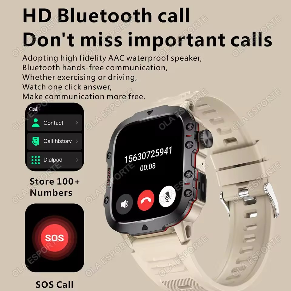 2026 Yeni Askeri Akıllı Saat E - Smartwatch Custom incelemesi ve fiyatı