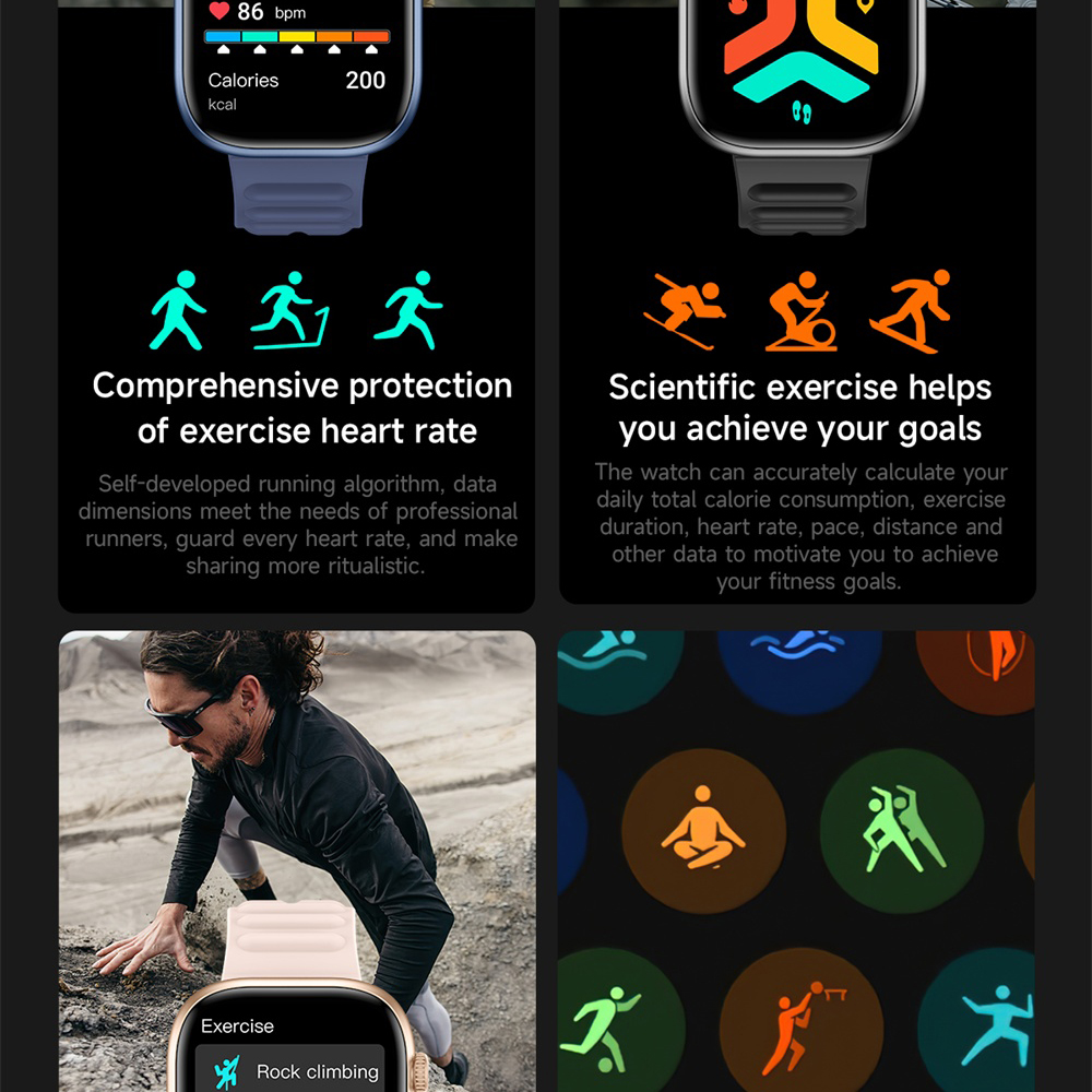 Erkekler ve Kadınlar İçin Spor - Smartwatch Custom incelemesi ve fiyatı